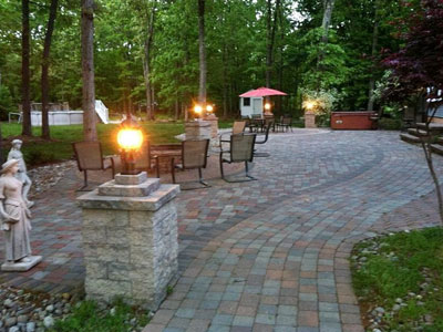 Brick Pavers Installation by Elemental Landscapes Ltd.